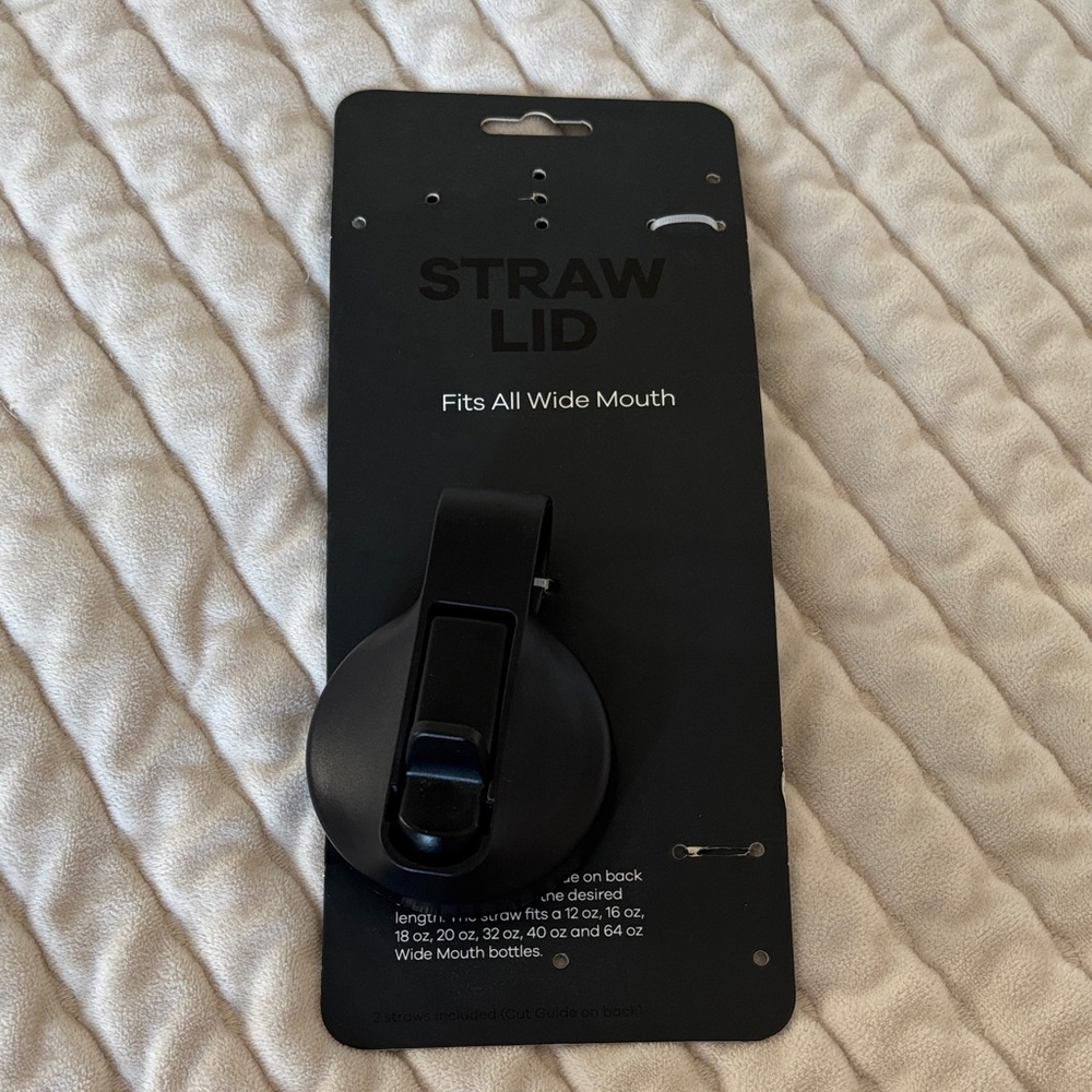 Hydro Flask Black Straw Lid